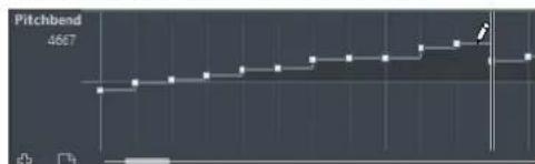 STEINBERG Cubase AI 10 - Édition d'événements dans l'affichage des contrôleurs - 2
