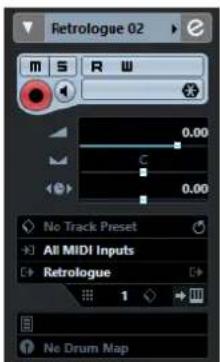 STEINBERG Cubase AI 10 - Inspecteur des pistes d'Instrument - 1