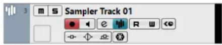 STEINBERG Cubase AI 10 - Commandes des pistes Échantillonneur - 1