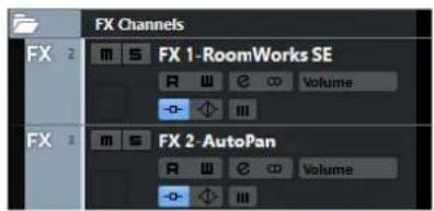 STEINBERG Cubase AI 10 - Pistes de voie FX - 1