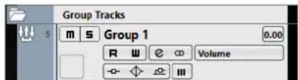 STEINBERG Cubase AI 10 - Commandes des voies de Groupe - 1