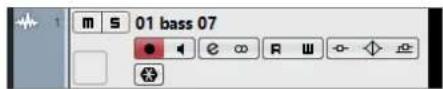 STEINBERG Cubase AI 10 - Commandes des pistes Audio - 1