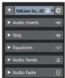 STEINBERG Cubase AI 10 - Section de l'instrument - 1