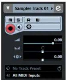 STEINBERG Cubase AI 10 - Inspecteur de la piste Échantillonneur - 1