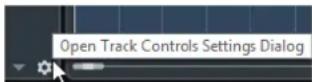 STEINBERG Cubase AI 10 - Boîte de dialogue Paramètres de commandes de piste - 1