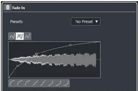 STEINBERG Cubase AI 10 - Fondu d'entrée/Fondu de sortie - 1