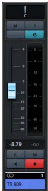 STEINBERG Cubase AI 10 - Configurations de voie - Faders de voie - 1