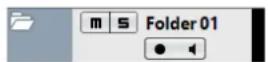 STEINBERG Cubase AI 10 - Commandes des pistes Répertoire - 1