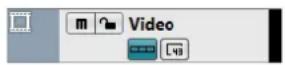 STEINBERG Cubase AI 10 - Commandes des pistes Vidéo - 1