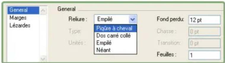 QUARK Print Collection - ÉTAPE 3 : DÉFINITION D'UN TYPE DE RELIURE - 2