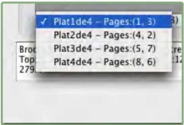 QUARK Print Collection - SURVOL DES PAGES DANS LA PRÉVISUALISATION - 1