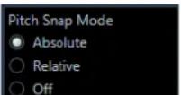 STEINBERG Cubase Pro 11 - Mode Calage de hauteur - 1