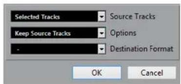 STEINBERG Cubase Pro 11 - Boîte de dialogue Convertir mono en multicanaux - 1