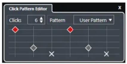 STEINBERG Cubase Pro 11 - Éditeur de patterns de cliç - 1
