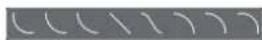 STEINBERG Cubase Pro 11 - Boutons de formes de courbes - 1