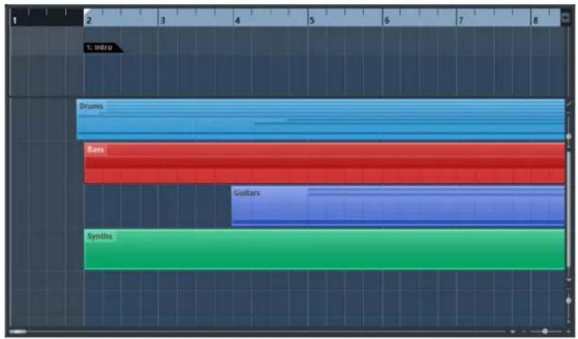STEINBERG Cubase Pro 11 - Affichage d'evénements - 1