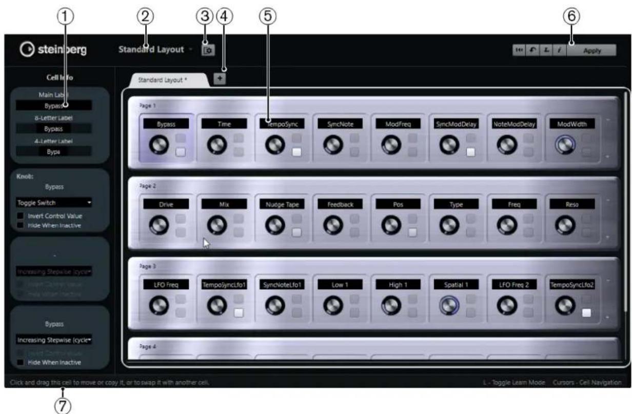STEINBERG Cubase Pro 11 - Éditeur de télécommandes - 1
