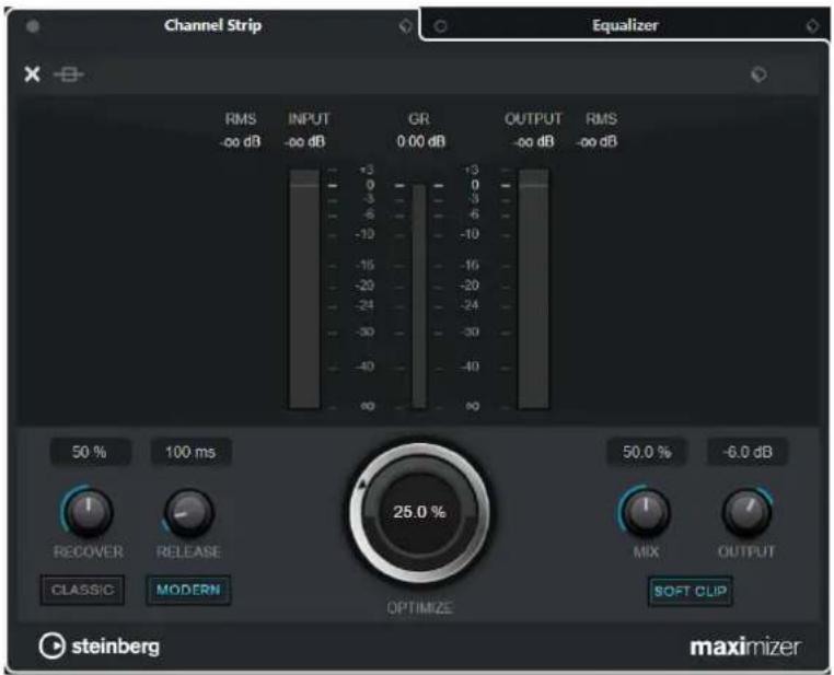 STEINBERG Cubase Pro 11 - Maximizer - Affichage détaillé - 1