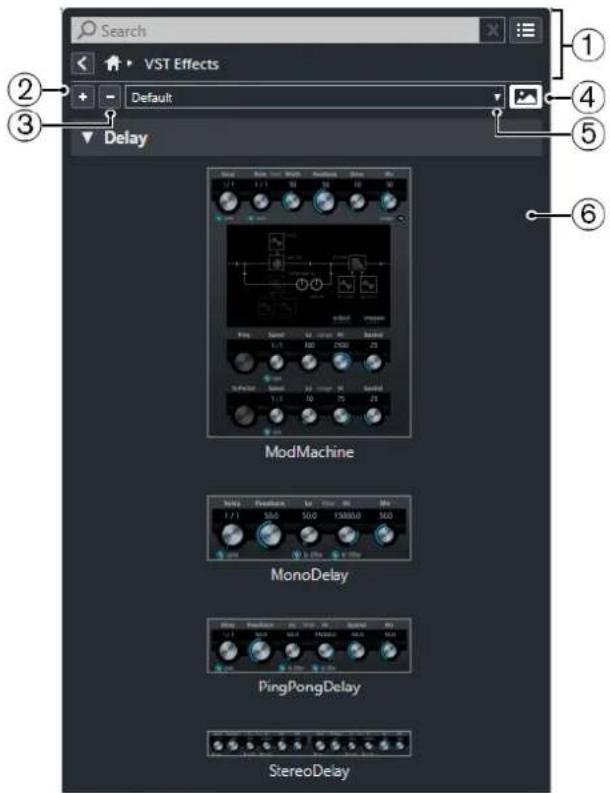 STEINBERG Cubase Pro 11 - Page Effets VST - 1