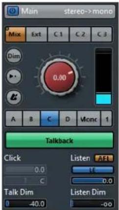 STEINBERG Cubase Pro 11 - Voie Control Room - 1