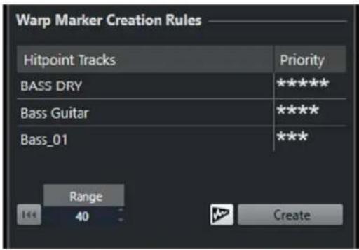 STEINBERG Cubase Pro 11 - Options de quantification AudioWarp sur plusieurs pistes audio - 1