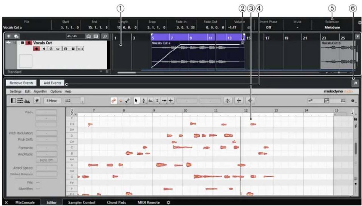STEINBERG Cubase Pro 11 - Extensions dans l'éditeur - 1