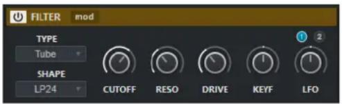 STEINBERG Cubase Pro 11 - Section Filter - 1