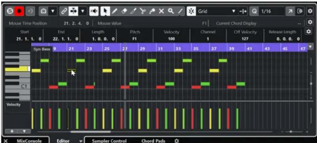 STEINBERG Cubase Pro 11 - Zone inférieure - 1