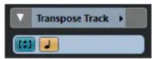 STEINBERG Cubase Pro 11 - Inspecteur de la piste de Transposition - 1