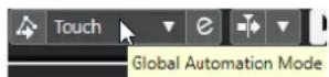 STEINBERG Cubase Pro 11 - Modes d'automatisation - 1