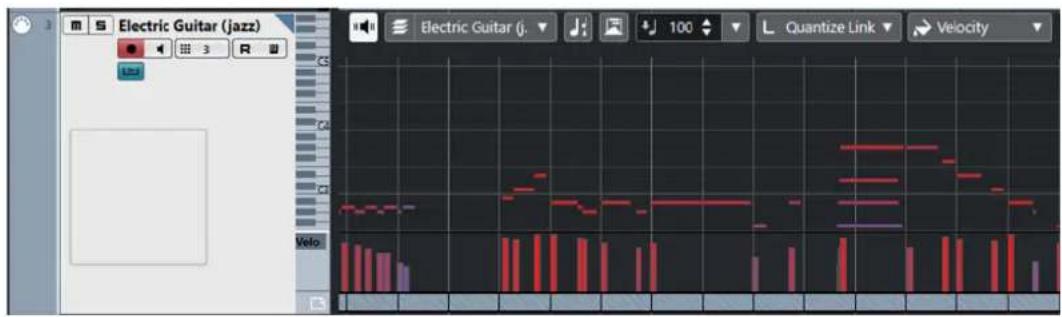 STEINBERG Cubase Pro 11 - Barre d'outils de l'Editeur sur place - 1