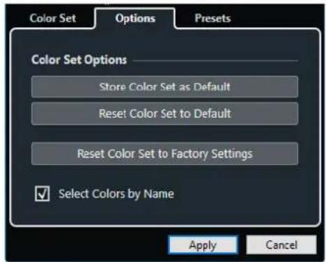 STEINBERG Cubase Pro 11 - Onglet Options - 1