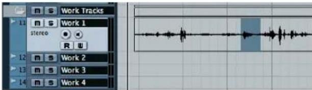 STEINBERG Nuendo 4 - Range Selection tool four-point editing - 2