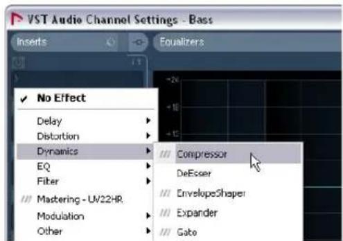STEINBERG Nuendo 4 - Insert effects - 2
