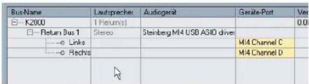 STEINBERG Nuendo 4 - Einrichten der VST-Verbindungen für externe Instrumente - 3