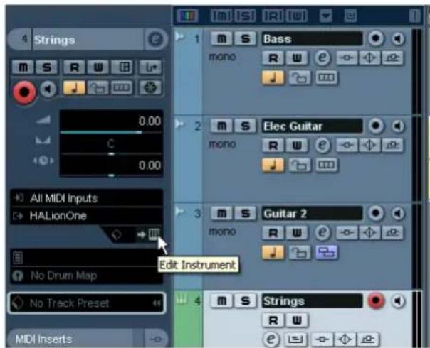 STEINBERG Nuendo 4 - Creating an Instrument Track - 6