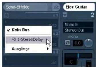 STEINBERG Nuendo 4 - Arbeiten mit Effektkanalspuren - 4