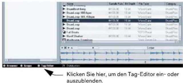 STEINBERG Nuendo 4 - Tags - 1