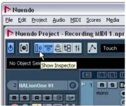 STEINBERG Nuendo 4 - Creating an Instrument Track - 4