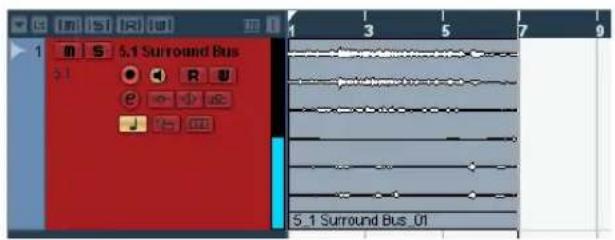 STEINBERG Nuendo 4 - Enregistrement avec un bus d'entrée 5.1 - 1