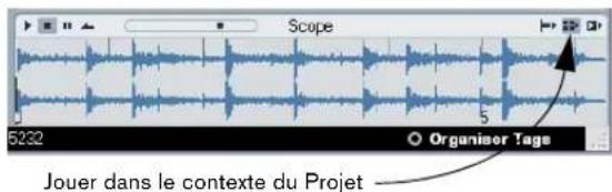 STEINBERG Nuendo 4 - Audition des media avec le Scope - 3