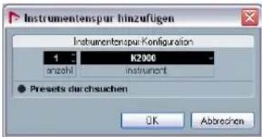 STEINBERG Nuendo 4 - Einrichten der VST-Verbindungen für externe Instrumente - 5
