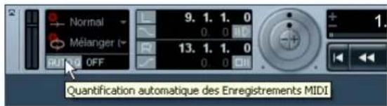 STEINBERG Nuendo 4 - Enregister une batterie MIDI - 4