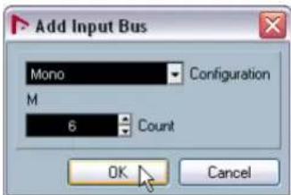 STEINBERG Nuendo 4 - Recording with 6 mono input busses - 3