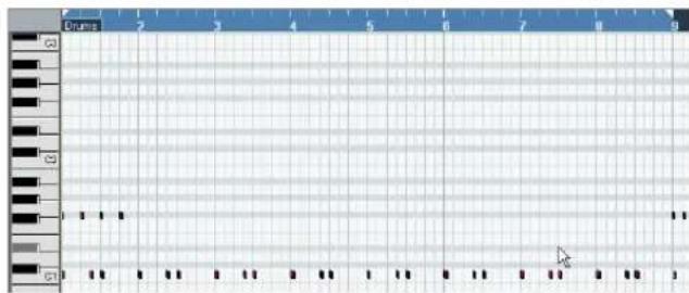 STEINBERG Nuendo 4 - Effacer des notes MIDI - 3