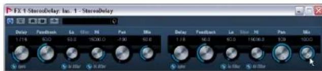 STEINBERG Nuendo 4 - Voies FX - 2