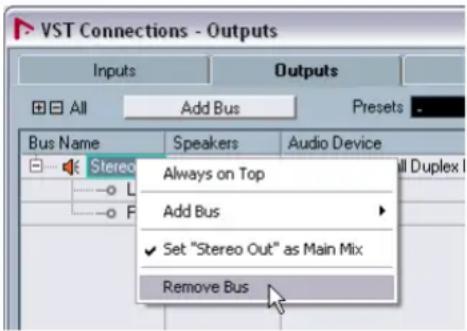 STEINBERG Nuendo 4 - Adding outputs - 1