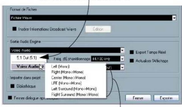 STEINBERG Nuendo 4 - Exporter un fichier Surround - 5