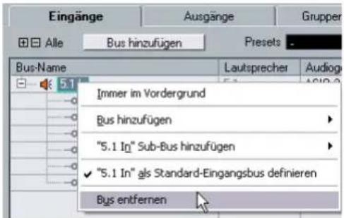 STEINBERG Nuendo 4 - Aufnehmen mit 6 Mono-Eingangsbussen - 2