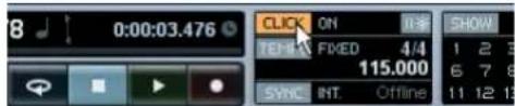 STEINBERG Nuendo 4 - Einstellen des Metronom-Clicks - 1